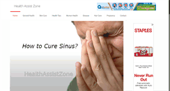 Desktop Screenshot of healthassistzone.com