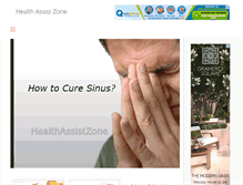 Tablet Screenshot of healthassistzone.com